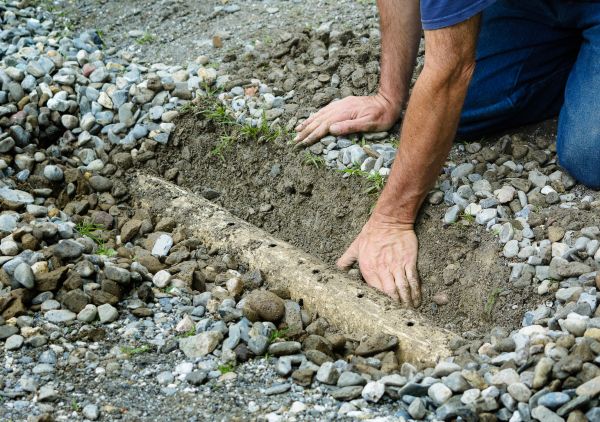 French Ditch Installation in Danbury